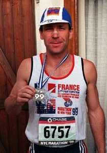 Cyrille Mitsler retournera à New-York Informaticien à l'Est Républicain, c'est un homme heureux que nous avons rencontré pour nous faire avec un peu de recul, l'odyssée de son aventure au marathon de New-York.  *** Local Caption ***